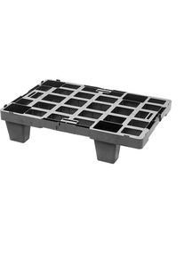 ratioform Displaypallet van kunststof, l x b = 600 x 400 mm, statisch draagvermogen 800 kg, VE = 10 st.