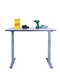 eurokraft basic Werktafel, elektrisch in hoogte verstelbaar, hoogte 680 - 1180 mm, HPL-blad, b x d = 1200 x 800 mm