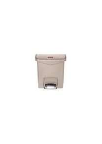 Rubbermaid Pedaalafvalemmer SLIM JIM , van polyethyleen, 15 l, beige
