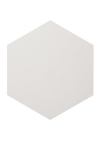Design-Whiteboard, Stahlblech, emailliert - sechseckig, Ø 600 mm, weiß Chameleon