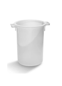 Contenitore per rifiuti rotondo in HDPE, adatto per alimenti - kaiserkraft