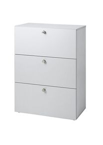 eurokraft pro Hangmappenkast, h x b x d = 1100 x 800 x 420 mm, lichtgrijs / lichtgrijs