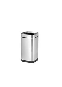 EKO Papelera con recipiente interior, capacidad 28 l, acero inoxidable