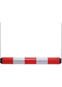 Hoogtebegrenzer van kunststof, lengte 950 mm, rood-wit reflecterend, vanaf 4 stuks
