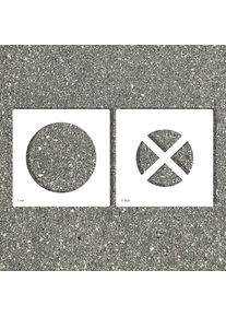 Stencil per segnaletica orizzontale - kaiserkraft