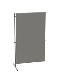 eurokraft pro Pared separadora acústica, textil, elemento de ampliación, A x P 1000 x 650 mm, gris