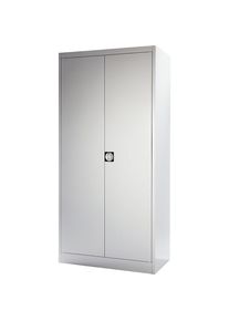 Mauser Zwaarlast vleugeldeurkast, h x b = 1950 x 950 mm, diepte 420 mm, lichtgrijs