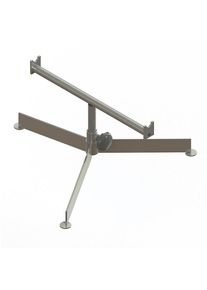 Gura Driepoot steunbok, licht, voor baanbreedte 500 mm, hoogte tot opzetvlak 210 - 350 mm