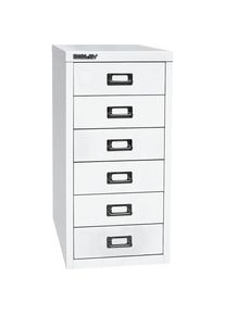 Bisley Serie 29 MultiDrawer , DIN A4, 6 cajones, blanco tráfico