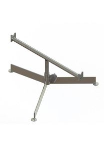 Gura Driepoot steunbok, licht, voor baanbreedte 600 mm, hoogte tot opzetvlak 210 - 350 mm