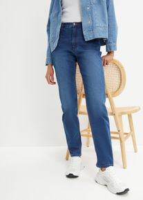 Mom jeans elasticizzati vita alta, Blu, Taglia 42, bonprix