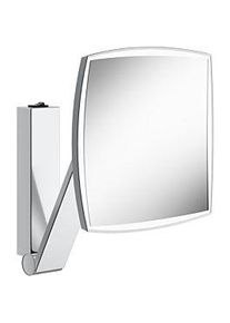 KEUCO iLook_move Kosmetikspiegel 17613179004 Aluminium-finish, Wandmodell, beleuchtet, 200 x 200 mm
