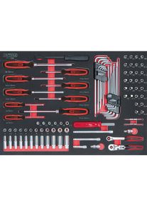 KS Tools SCS 1/4'' dopsleutelset, 95 delen, inzetstuk hele lade
