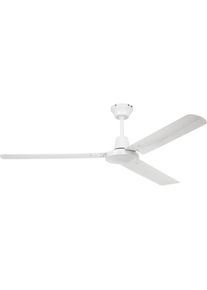 Plafondventilator met metalen propellerbladen, rotorblad-Ø 1420 mm, wit