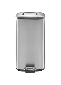 EKO Pedaalemmer met koolstoffilter, inhoud 20 l, h x b x d = 531 x 270 x 355 mm, roestvast staal