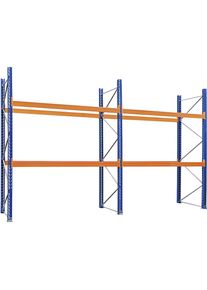 eurokraft pro Estantería para palets, estantería completa, H x A x P 3365 x 5700 x 1100 mm