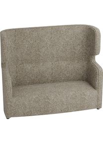 Bisley Akoestische sofa VIVO, tweezitter met hoge rugleuning, beige