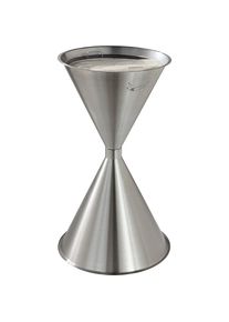 Var Metalen kegelvormige asbak, roestvast staal, roestvast, vanaf 2 st.