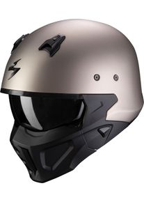 Scorpion Covert-X Titanium, modular helmet , color: Matt-Grey (titanium) , size: XS