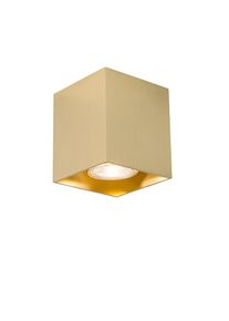Qazqa Modern spotlámpa arany - Qubo 1