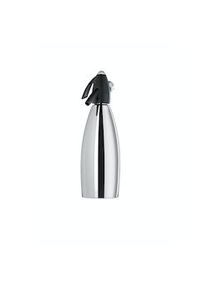 ISI sifone soda in acciaio inox litri 1 con speciale ugello a 4 fori per una perfetta erogazione della soda