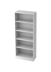 Estantería de oficina, 4 baldas, blanco