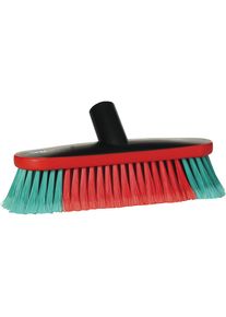 vikan Cepillo de lavado de coches, con paso de agua, blando, negro