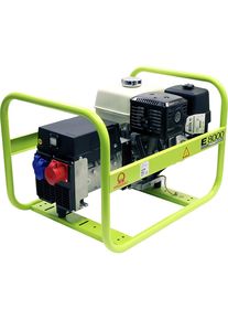 Stromerzeuger Serie E, Benzin, 400/230 V, E 8000 - Benzin, 230/400 V, Leistung 7 kVA, 3,3 / 5,6 kW PRAMAC