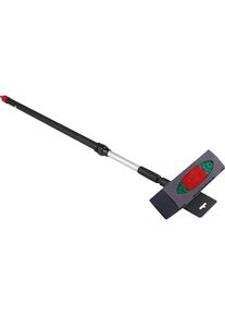 vikan Cepillo para coches con mango telescópico, compatible con acoplamientos Gardena, negro