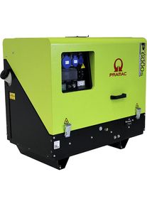 Stromerzeuger Serie P, Diesel, 230 V, P 6000 s - Leistung 4,87 kVA, 4,4 kW PRAMAC