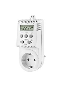 Thermoschakelaar contactdoos TS20, voor verwarmingen tot max. 3680 W, wit
