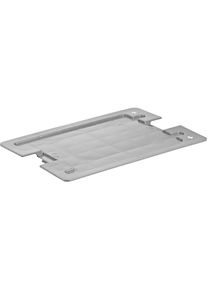 Deksel voor nestbare stapelbak, uitwendige l x b = 600 x 400 mm, vanaf 4 stuks, grijs