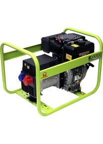 Stromerzeuger Serie E, Diesel, 400/230 V, E 6000 - Diesel, 230 / 400 V, 3,2 / 4,5 kW PRAMAC