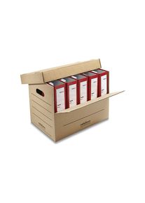 ratioform Ordnerdoos, voor 3 - 8 brede ordners met deksel, inwendige afmetingen 430 x 300 x 320 mm, vanaf 100 stuks