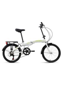 KS-Cycling Ks Cycling Faltrad »Cityfold«, 6 Gang, Shimano, Tourney Schaltwerk, Kettenschaltung weiß, Größe 27 cm - 20 Zoll (50,80 cm),...