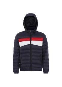 KIANNA Heren Winterjas donkerblauw / rood / wit L