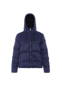 IDONY Dames Winterjas donkerblauw L