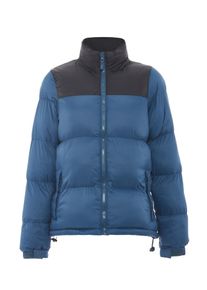 FUMO Dames Winterjas donkerblauw / zwart XL