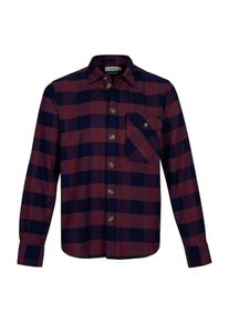 Shiwi Heren Overhemd 'Brad' navy / bourgogne S