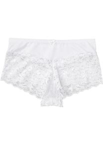 Maxi hipster met gerecycled polyamide - wit - maat 52/54 (XXL) - bonprix