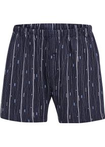 Herr Boxershorts 2x marine-bedruckt Gr&ouml;&szlig;e 10