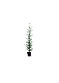 house doctor - Flocked Christmas Tree With LED Lights 160 cm - Nature (260250103/260250103)