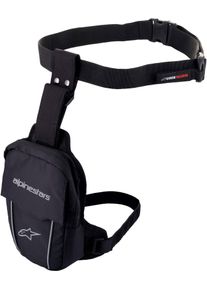 Alpinestars Access, dijbeenzak , kleur: zwart/zwart
