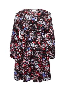 Only Carmakoma Dames Jurk 'DEEDEE' blauw / rood / zwart / wit 48