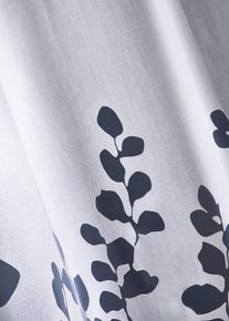 bonprix Függöny levélmintával (1 db), fehér, mag./szél.: 225/140 cm