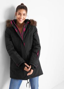 bonprix Kurtka funkcyjna outdoorowa, ocieplana czarny 38
