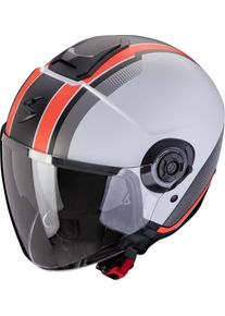 Scorpion EXO-City II VEL, open face helmet , color: Matt Grey/Red , size: L