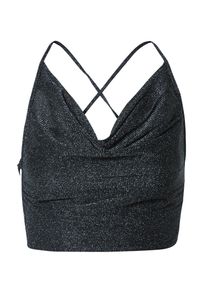 VIERVIER Kvinnor Topp 'Grace' svart / silver Storlek 34