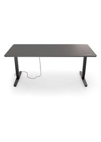 Yaasa Desk Pro 2 180 x 80 cm - Elektrisch höhenverstellbarer Schreibtisch | dunkelgrau/schwarz