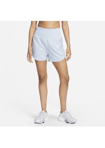 Short taille ultra-haute avec sous-short intégré 8 cm Dri-FIT Nike One pour femme - Bleu